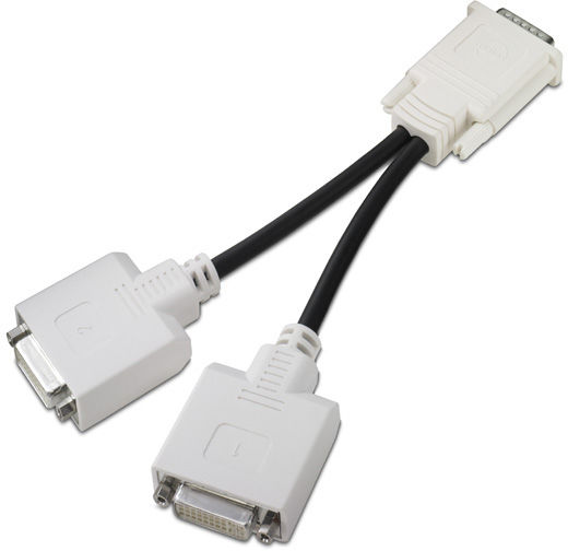 DVI 'Y' adapter cable with Molex DMS-59 connector