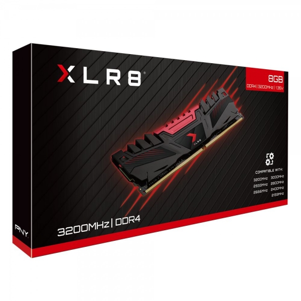 PNY XLR8 DDR4 3200 16GB LONGDIMM, (Single pack)