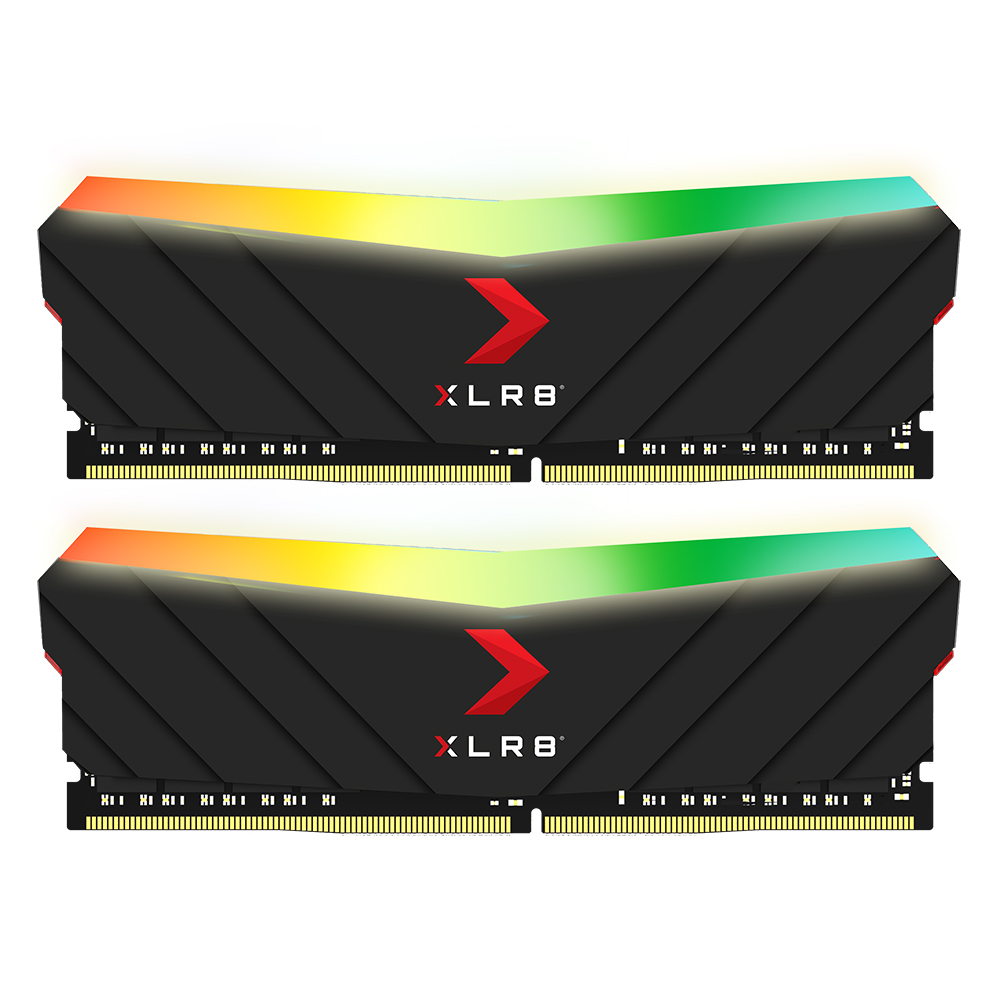 PNY XLR8 DDR4 3600 16GB LONGDIMM, RGB (8GB x 2 , 2 kits) , 18-20-20